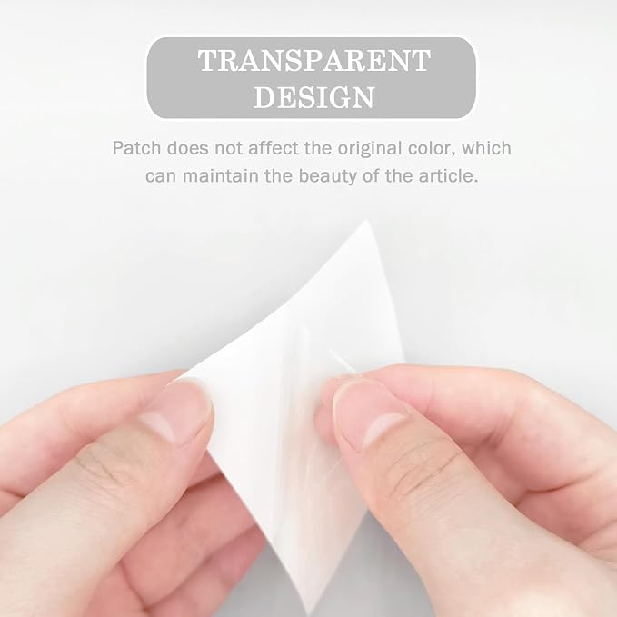 Medsuo 10pcs TPU Pool Patch Repair Kit Waterproof Inflatable Patch Repair for Air Mattress, Bounce House, Tent, Canvas, Canopy, Swimming Pool, Pool Float, Tub Air Bed and Inflatable Toys - Clear