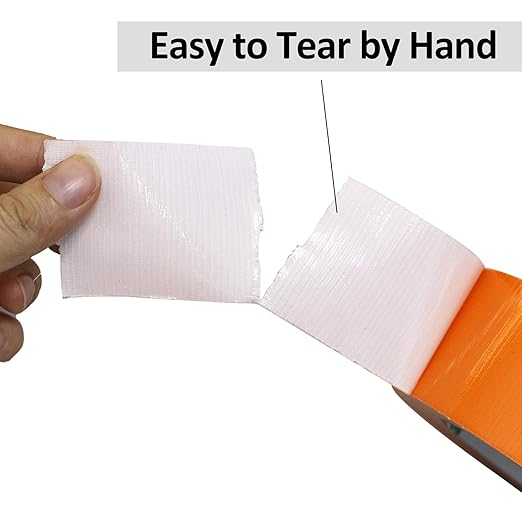 BOMEI PACK Orange Duct Tape, Heavy Duty Strong Waterproof Industrial Color Duct Tape 9.0mil x 1.88inch x 60yds for Packing and Repairing