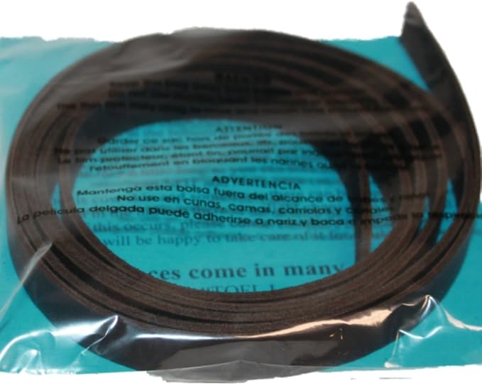 Leather Strap for Crafts & Jewelry | 72 Long × 5/8" Wide × 1/8" Thick (7-8oz) | Genuine Leather Strips for Crafts, Projects or Repairs - Dark Brown | 4-Pack