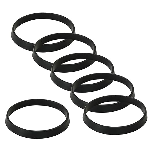 6PCS Kitchen Sink Drain Seal Kit, 1.77 inch/45mm Rubber Gasket for Odor Siphon & Inclined Sliding Joint