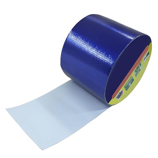Waterproof Repair Tape, UV-Proof Multi-Surface Instant Seal Patch Repair for RV Awning, Boat Cover, Tent, Tarp & Canvas (3 Inch x 24.6FT, Blue)