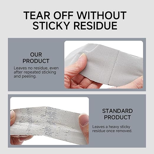 Heavy-Duty Duct Tape 2 Inch x 30 Yards (2-Pack), 10 Mil Thick, Waterproof, Strong Adhesive for Repair, No Residue, All Weather, Rubberized Fabric Tape for Indoor & Outdoor Use（Total 60YD）