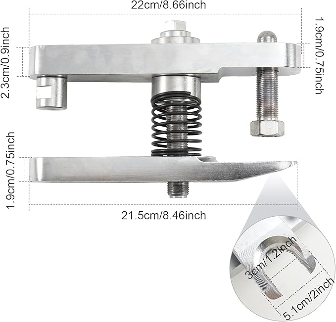 Ball Joint Separator Puller Extractor for Land Rover Ball Joint Separator Puller Extractor Removal Tool, Removal Tool Ball Puller OEM JLR-204-793A