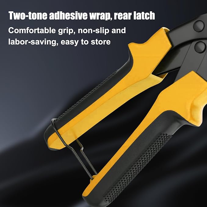Leather Hole Puncher, Diyife® Full Set Punch Tool Kits for Belt, Watch Band, Shoe, Crafting, Handbag Straps, Fabric, with Extra Punch Plates and Ruler, Multi Hole Sizes Make - Yellow