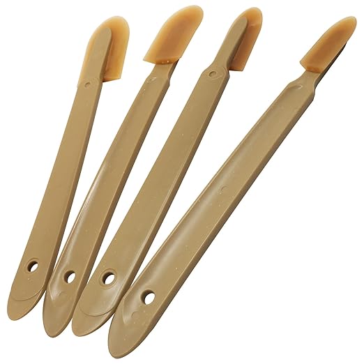 4 PCS Caulking Spatulas Tool, 4 Size Rubber Applicator Silicone Caulk Finishing Tool, Caulk Smoother for Corners, Tiles, Walls, Floors, Bathrooms, Kitchens