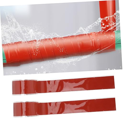 Kichvoe Silicone Rubber Pipe Sealing Tape Flexible Leak Repair Tape for Outdoor Water Pipes Faucets Sewer and Heating Joint Sealing Self Adhesive Sealant for Plumbing Maintenance
