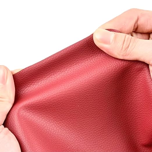 16 X 40 inch Self Adhesive Leather Repair Patch, Red Leather Repair Tape for Furniture, Adhesive Leather Patch for Car Seat Repair, Leather Repair Kit for Couch (Red)