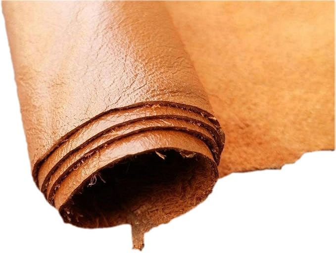 REED Leather HIDES - Cow Skins (100 Square Foot, Orange) | Arts and Crafts