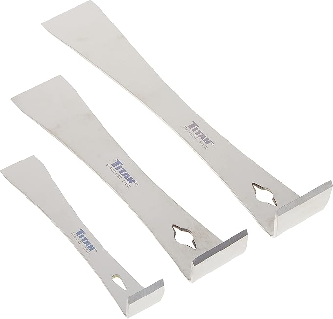 Titan 17007 3-Piece Stainless Steel Pry Bar Scraper Set
