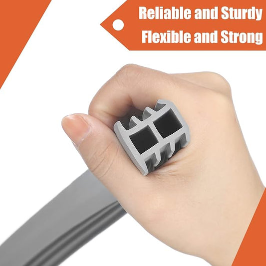 10 Ft Concrete Expansion Joint Filler Driveway Crack Filler Flexible EPDM Rubber Strip for Concrete Crack Repair Replacement Weathering Expansion Joint Upgrade (1/2 Inch)