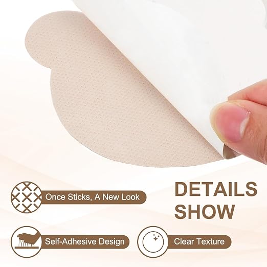 PATIKIL Leather Repair Patch, 2 Pcs 4 x 3.5 Inch Self-Adhesive Vinyl Patch Furniture Tape Repair Kit for Sofas Couches Stools Chairs Cabinets Bags, Gold