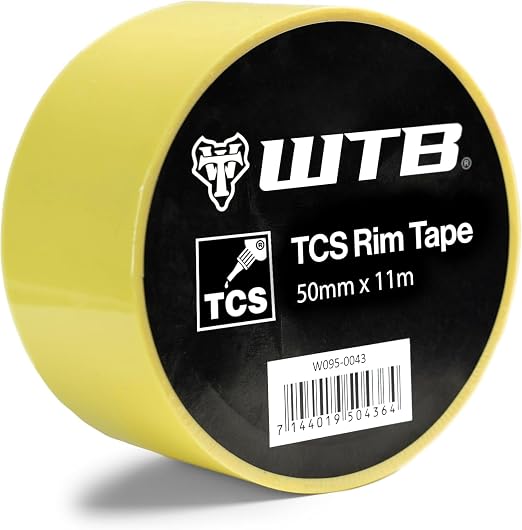 WTB Tubeless Bicycle Rim Tape (50mm x 11m) Easy Tubeless Setup & Airtight Seal, Compatible with All Tubeless Rims | bike-rim-tape