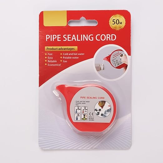 Hose Repair Tape - Professional Anti-Leak Thread Sealing Cord, Plumbing Leak Repair Rope | High Temperature Resistant Hose Fix Rope for Home Industry Pipes Garden Irrigation Automotive