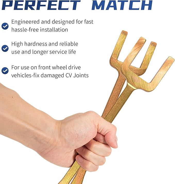 Sunluway 2 Pack 12020 Axle Popper Kit Inner CV Axle Removal Tool Set for Use on Front Wheel Drive Vehicles-Remove Most Vehicles’ Half-Shaft Drive Axles-Fix Damaged CV Joints