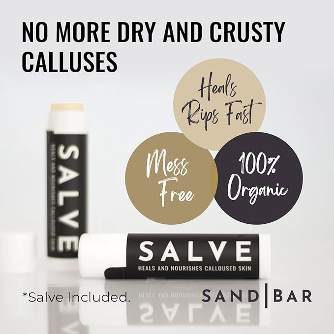 SandBar Callus Removal, Hand Callus Remover Salve Balm Stick for Working Hands, Lightweight Dead Skin Remover Tool Grit Surface, Knurled Handle, Magnetic Cap Hand File 4" - Pink