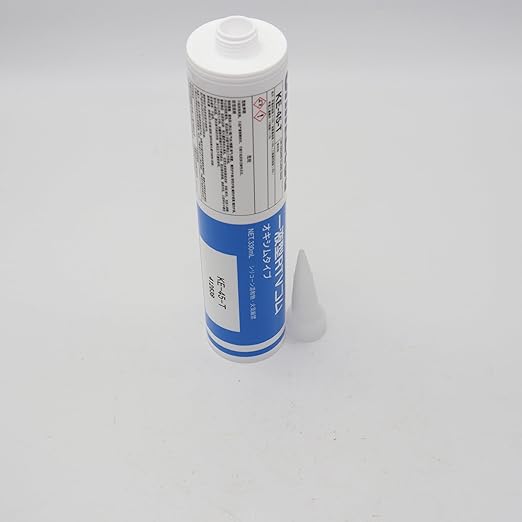 Japan Shin-ETSU KE-45-T 330ML Electronic Sealant ShinEtsu Shin-ETSU Glass Glue Fixed Waterproof Oil High Vacuum Silicone Gasket Seam Sealing Grease Original Imported Product(KE45-T)