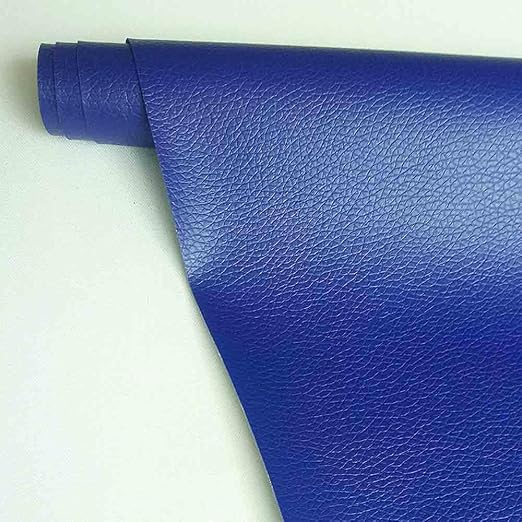Leather Repair Patch,Self Adhesive Leather Repair Tape for Furniture,PU Leather Repair Kit for Car Seat, Couch, Sofa, Chair, (Blue,19X50 inch)
