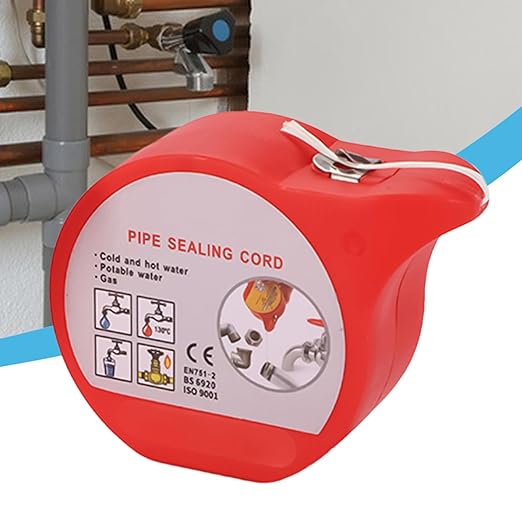 Hose Repair Tape - Professional Anti-Leak Thread Sealing Cord, Plumbing Leak Repair Rope | High Temperature Resistant Hose Fix Rope for Home Industry Pipes Garden Irrigation Automotive