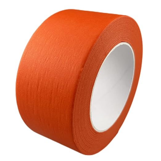 Orange Wide Masking Tape, 3 Inch X 55 Yards | Orange Painters Tape