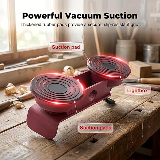 Floor Suction Cup Tool, Vacuum Suction Cup Repair Tool with Strong Suction Pad, Heavy Duty Floor Gap Fixer for Laminate, Wood, Tile, Puller for Lifting and Aligning Floorboards