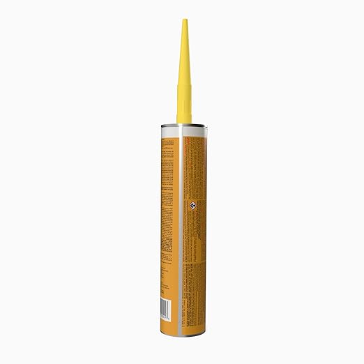 SIKA Sikaflex Construction Sealant - White, All-Purpose Polyurethane for Joints 1/2" or Smaller - 10.1 fl. oz - Weatherproof, High Elasticity, Paintable, Strong Adhesion, (Pack of 2)