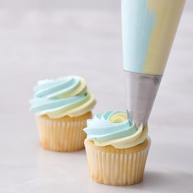 Kee Seel Ultra Disposable Pastry Bags, Piping Bag with Textured Non Slip Outer Surface, Smooth-Flow Interior, Easy Tear Perforation, Convenient Dispenser Box, 21-Inch, Clear - 72 Pack