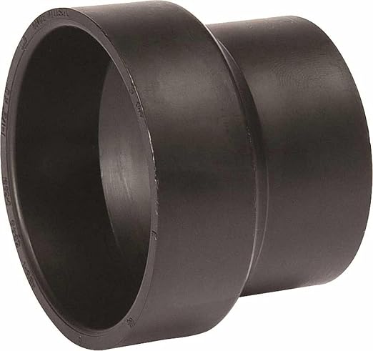 NIBCO Fig No U5801, 3 in. x 2 in. ABS DWV Coupling Hub, Solvent Weld