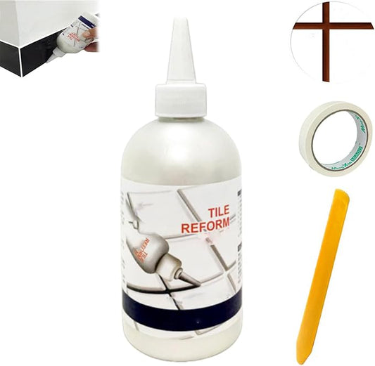 Waterproof Tile Gap Repair Filler, Tile Gap Kepair Filler, Multipurpose Waterproof Tile Gap Filler, Tile Gap Filler Tile Reform, Tile Reform Waterproof Gap Repair Filler (Brown)