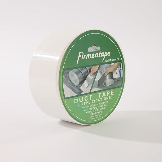 Waterproof repair tape suitable for fabric, Awning, Camper roof, Abdomen, Waterproof fabric,Tent,Sailboat and boat cover outdoor repair patches,Heavy-duty,UV resistant, Multi-purpose(White)
