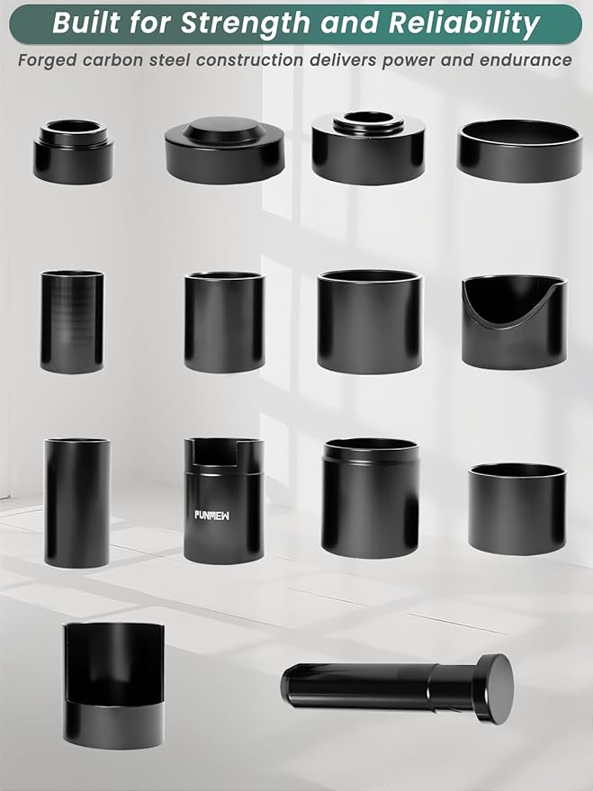 14 Piece Master Ball Joint Service Adapter Set Fits for GM and Dodge 2WD and 4WD Cars Trucks and SUV Ball Joint Tool