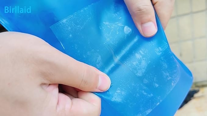 Birllaid Inflatable Patch Repair Kit Waterproof Heavy Duty, Clear TPU Repair Tape for Bounce House, Tent, Canvas, Canopy, Pool Floats, Swimming Ring