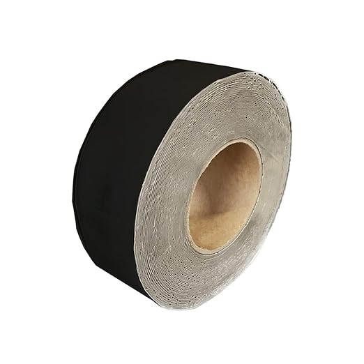 RV Roof Tape, 2" x 50' Black, RV Sealant Tape for Camper Roof Repair, Trailer Roof Sealant, Stop Camper Roof Leaks, UV-Resistant - Eternabond Equivalent (2" x 50', Black)