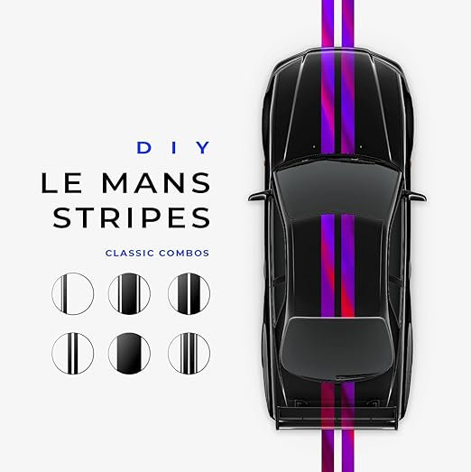 VViViD Holographic Purple Chrome Pinstripe Vinyl Tape Roll (½” x 25ft)