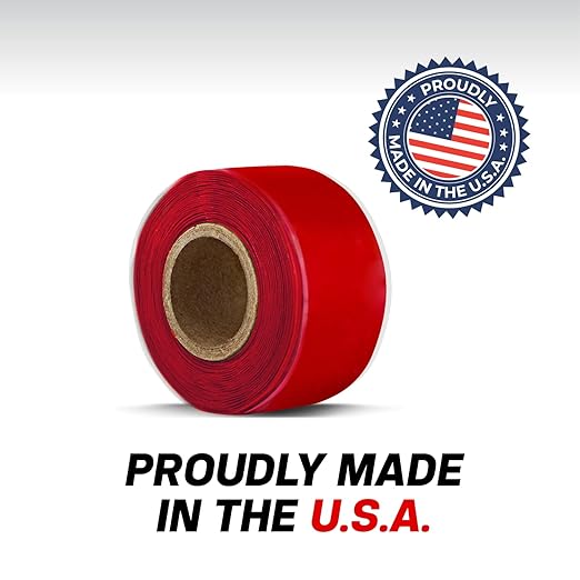 Bond It Rescue Tape, Self-Fusing Silicone for Emergency Plumbing, Pipe & Hose Repair, Electrical Insulation, Waterproof, 950PSI, Made in USA, 1" x 12', Black
