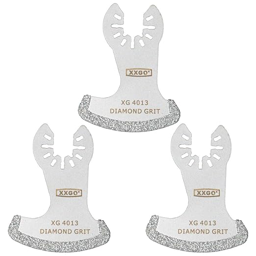XXGO 3 Pcs Diamond Grout Multitool Blade for Grout Remover XG3001S
