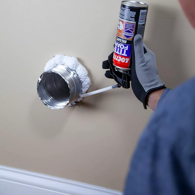Loctite Tite Foam Big Gaps Spray Foam Sealant, Polyurethane Expanding Insulation - 12 fl oz Can, Pack of 2