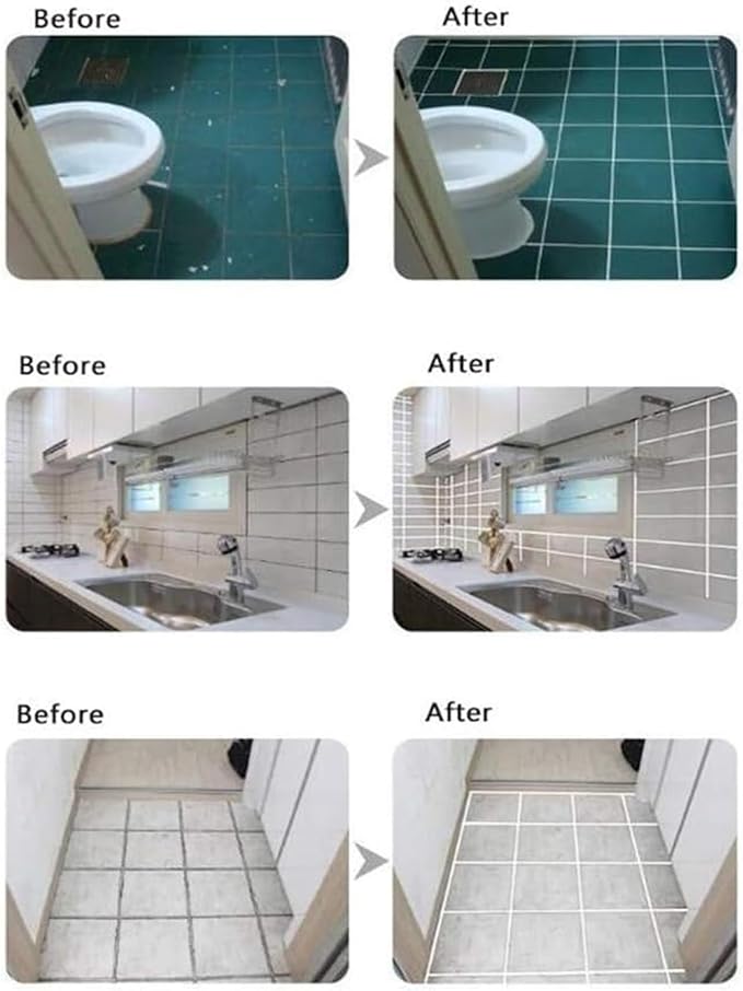Waterproof Tile Gap Repair Filler, Tile Gap Kepair Filler, Multipurpose Waterproof Tile Gap Filler, Tile Gap Filler Tile Reform, Tile Reform Waterproof Gap Repair Filler (Brown)