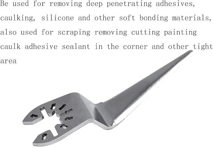 Power Caulking Scraper Oscillating Multi Tool 50mm 1.96" Cold Knife Blade for Removing Sealants Cutting Soft Expansion Joints Window Putty Sealant