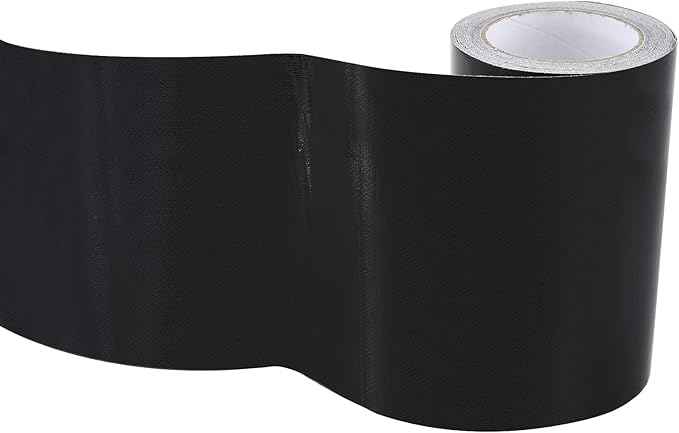 RealPlus 7.8" x 50' RV Underbelly Tape Waterproof Belly Tape with Permanent Sealing Adhesive for Camper Travel Trailer Mobile Home, Tear Repair Patch
