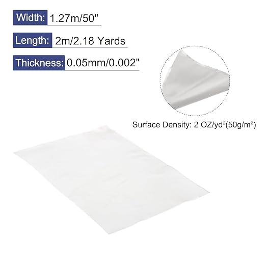 MECCANIXITY Fiberglass Cloth 2 OZ/50g 2m(2.18 Yards) x1.27m x 0.05mm E Glass Plain Weave Glass Fiber 27.34 Sq Feet, Woven Fabric for Boat RC Plane Auto Surfboard Tub Pool Repair