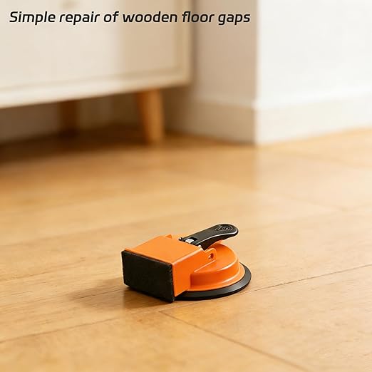 Heavy Duty Floor Gap Fixer Tool, Enhanced Vacuum Suction Cup Flooring Gap Repair Tool Laminate Vinyl Wood Tile Flooring Industrial Iron Plank Grabber Home Renovation DIY Installation (Blue)