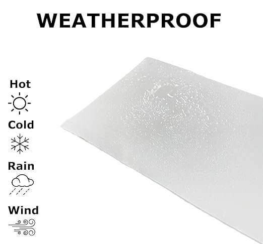RV Roof Tape, 4" x 50' White, RV Sealant Tape for Camper Roof Repair, Trailer Roof Sealant, Stop Camper Roof Leaks, UV-Resistant - Eternabond Equivalent (4" x 50', White)
