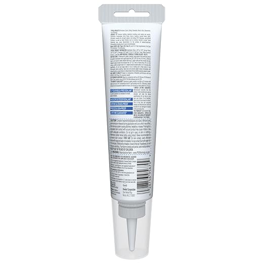 GE Advanced Silicone Caulk for Window & Door, White, 2.8 fl oz Tube, 1 Pack - 100% Waterproof Silicone Sealant, 5X Stronger Adhesion, Freeze & Sun Proof