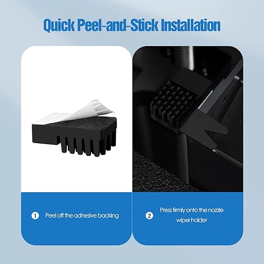 Nozzle Wiper Replacement for Elegoo Centauri Carbon, Silicone Nozzle Brush Cleaning Kit, 3D Printer Hotend Silicone Sock Accessories