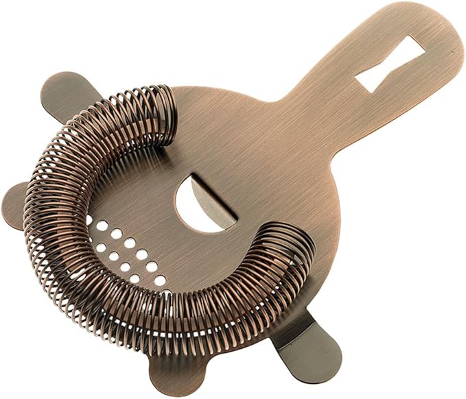 Barfly Bar Strainer, Antique Copper