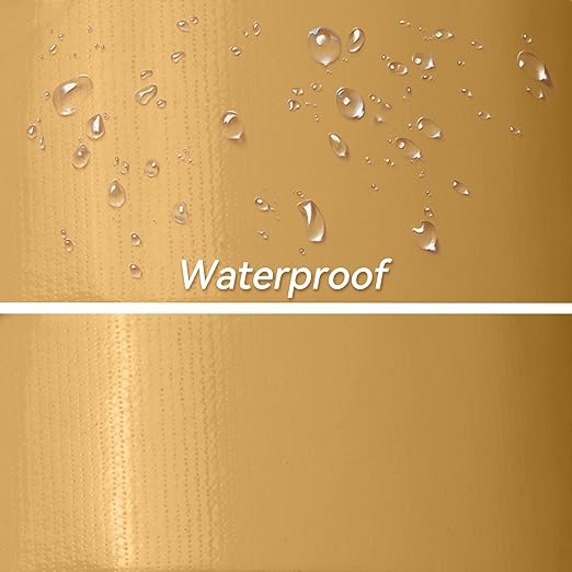 Reniteco Tan Duct Tape- 2 inches x 45 Yards, Waterproof & All-Weather, No Residue, UV Resistant, Heavy Duty for Car, Home & Outdoor Repairs, 1 Roll