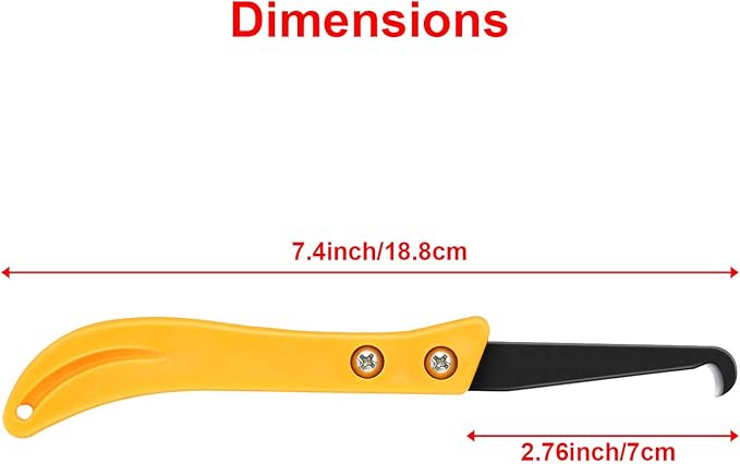 20 Pcs Hook Knife with 2 Pcs Handle, Grout Removal Tool Golf Grip Removal Tool Kit DIY Hook Blade for Regripping Golf Clubs Edges Caulking Accessories Kit
