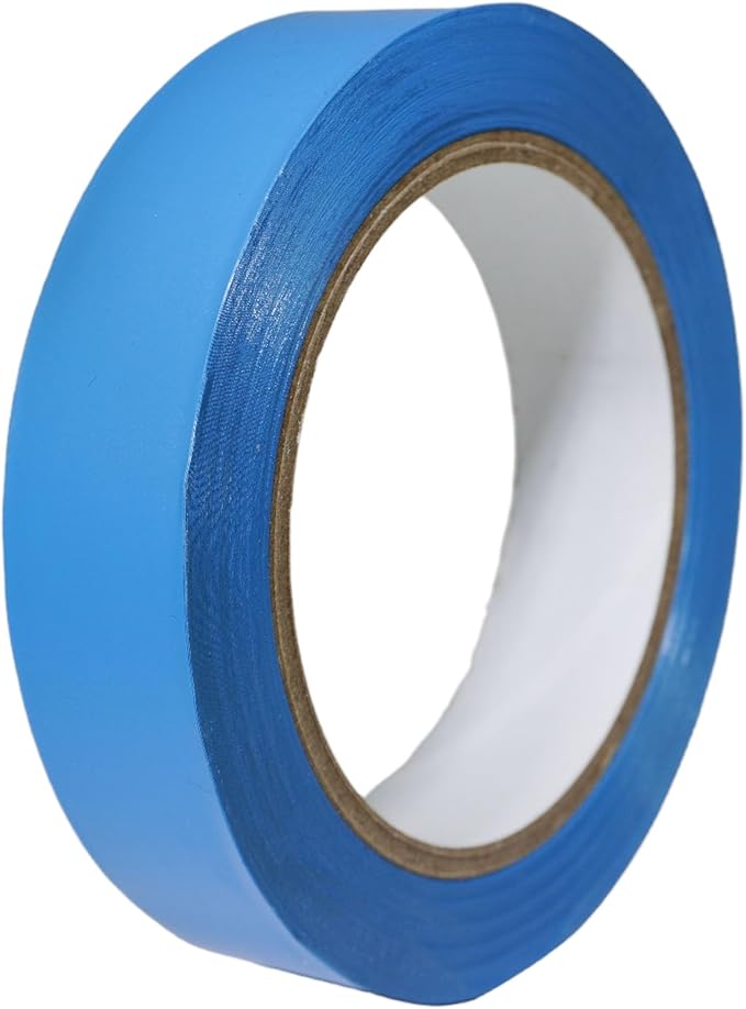 GGR SUPPLIES T.R.U. CVT-536 Light Blue Vinyl Pinstriping Dance Floor Tape: 1 in. Wide x 36 yds. Several Colors