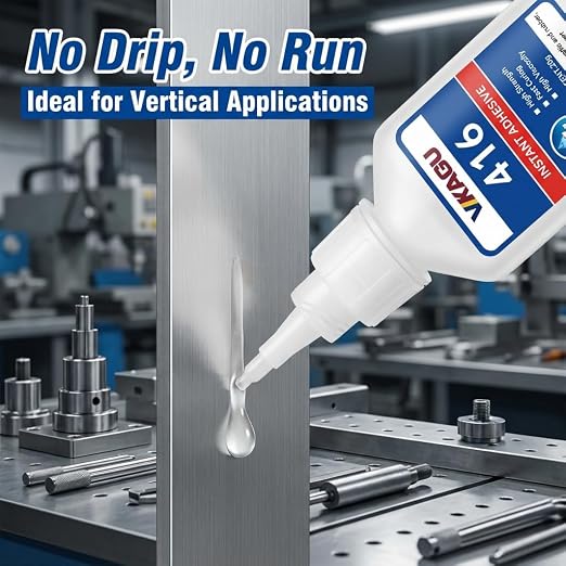 416 Super Bonder Instant Adhesive Clear for High Temp & Vibration 20g Suitable for Metal Plastic and Rubber 2 Pack