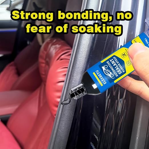 RTV Silicone Adhesive Sealant - High Temperature & Waterproof Caulking for Home, Auto, & Crafts - Creates Flexible, Long-Lasting Seal on Kitchen, Bathroom, Shower, Window (Black, 30ml/1oz)